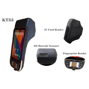 5" Handheld Rugged Androidpda Barcode Scanner Barcode Scanner / Fingerprint