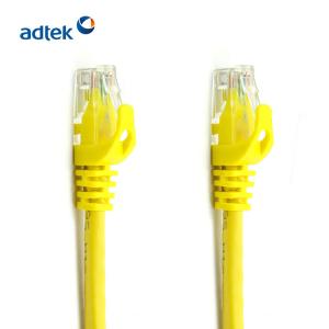 Yellow Copper Patch Cord UTP Cat 6 CAT6A CAT5E 28AWG 26AWG