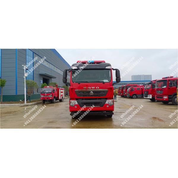 Sinotruk Howo 4X2 Double Row 8000 Liters airport Fire Truck Fire Pumper Fire Engine