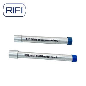 Round GI Conduit Pipe Diameter 20mm Cable Rigid Metal Conduit