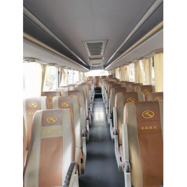 48 Seat Second Hand Shuttle Bus Ingles XMQ6118 Electric Coach Bus Cummins Engine