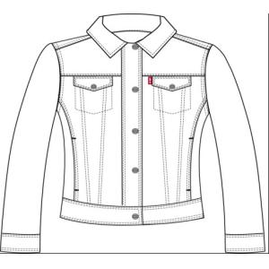 Button Through Ladies PVC Jacket , Pleather Dark Brown Jacket LEDO1739