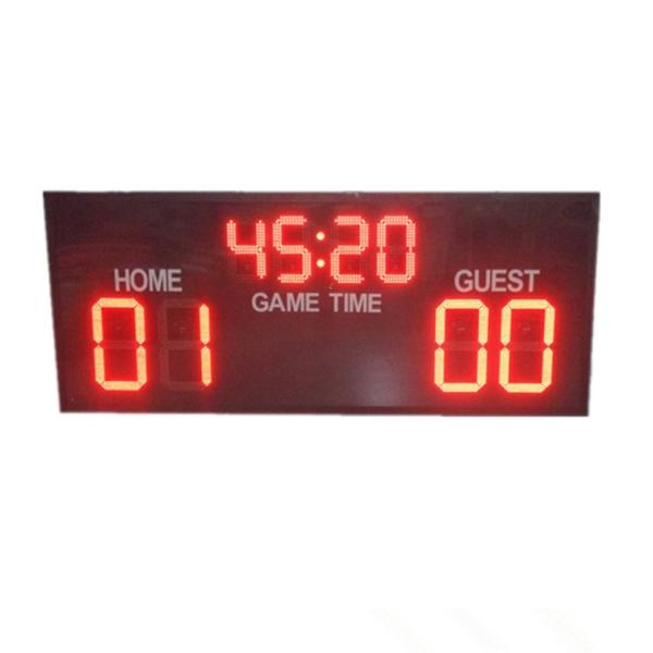 Buy Red Color Electronic Football Scoreboard Waterproof 16'' Inch For Commercial at wholesale prices