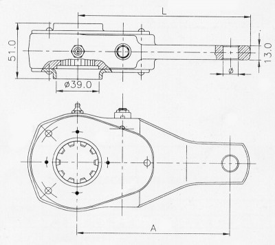 Buy high quality DAF 505835 Manual Slack Adjusters air brake system made at wholesale prices