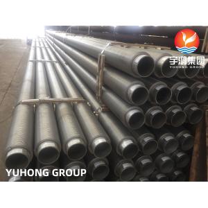 HFW Serrated Fin Tube , ASTM A210 / ASME SA210 GR.A1 Carbon Steel Finned Tube