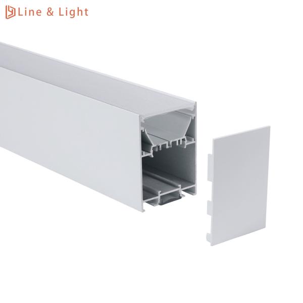 65*90mm Suspended LED Profile LED Linear Lights UGR
