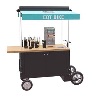 China 4500W Mobile Fast Food Tricycle Drink Vending Cart on sale