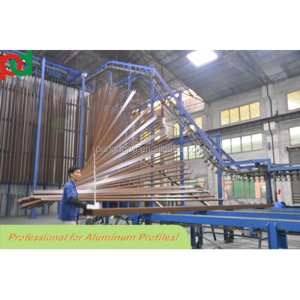 Wood Grain aluminium profile for kitchen cabinet