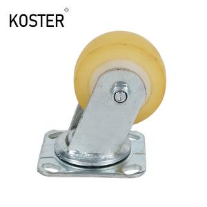 Customized Request Heavy Duty Polypropylene Fixed Casters Wheels with Roller