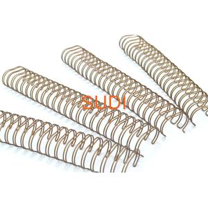 Various Golden Pitch 2:1 1-1/4 Metal Spiral Binding Coils, Suitable For Notebook