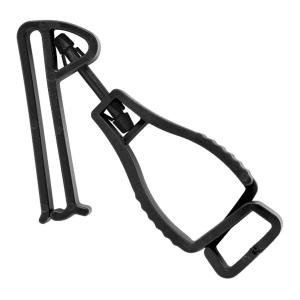 Custom Plastic Glove Clip Lime Polyoxymethylene Interlock Belt Clip