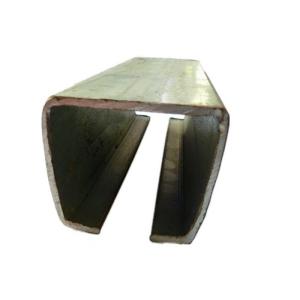 70x59 White Zinc Sliding Gate Floor Track Profile