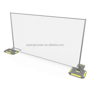 2.2mx1.1m Crowd Control Barrier Pvc Coated Frame for Festivals Temporary Fencing