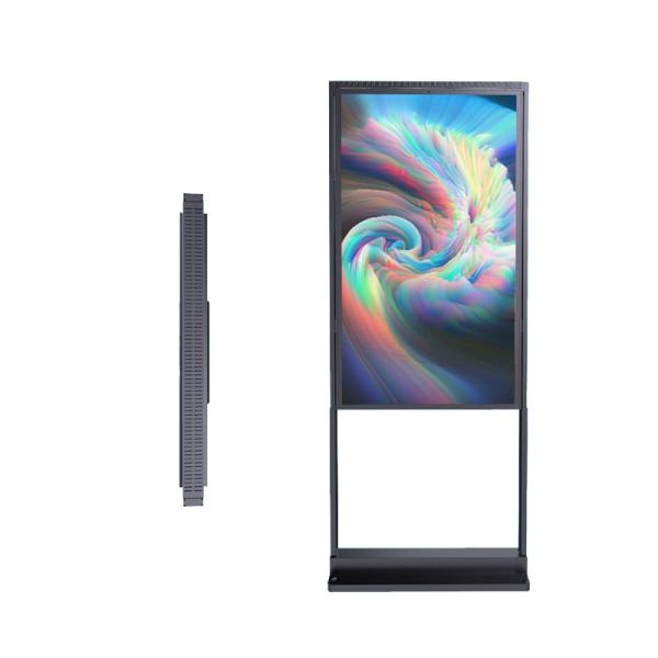 49 Inch Indoor Advertising Digital Video Signage Floor Standing LCD Display Kiosk