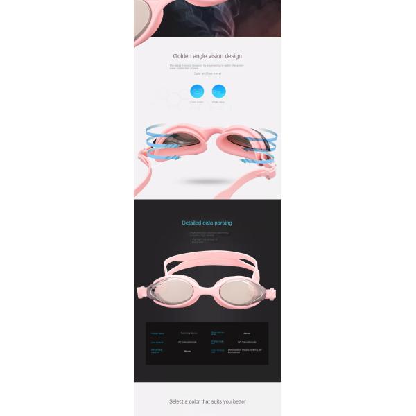 Swimming Goggles Full Protection with Nose Clip Earplugs,Swim Pool Goggles for Men Women kids,EASY ADJUSTMENT