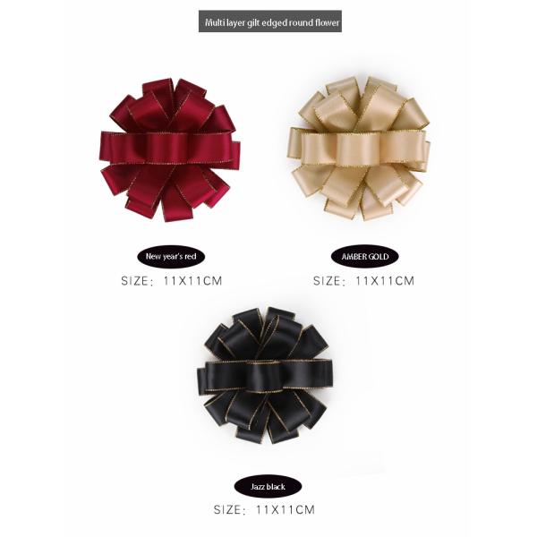 Wholesale custom printed ribbon bow satin ribbon