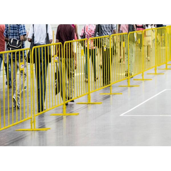 Outdoor Crowd Control Barriers , Crowd Control Fencing For Concert Barricades