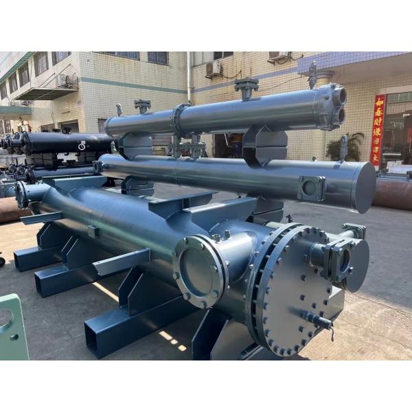 Flooded Shell Type Evaporator Brazed Ss316 Heat Exchanger In Screw Refrigeration