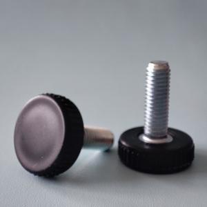 China Knurled Flat Head Thumb Screw M8X25mm Plain Finish Customized on sale