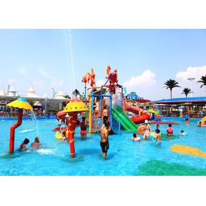 Fiberglass Kids Water House Playground Inside Water Parks With Pump