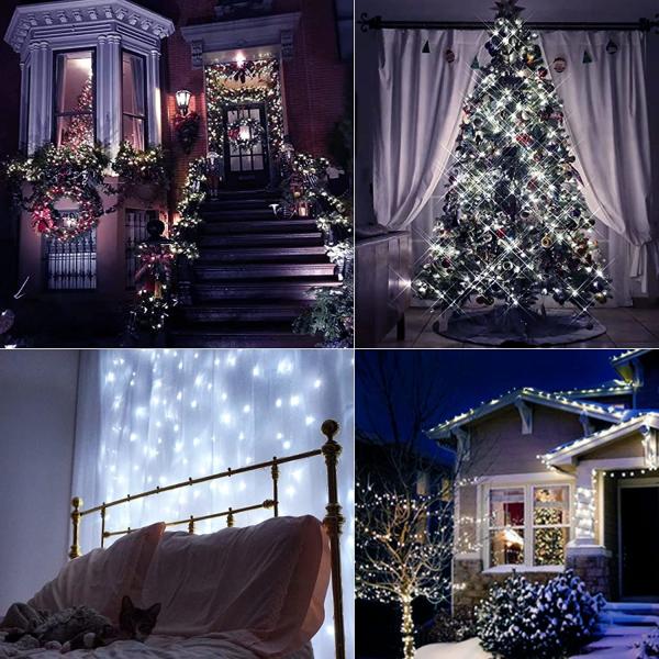 8 Modes Waterproof LED Fairy Lights For Garden Girl'S Room Plug In String Lights