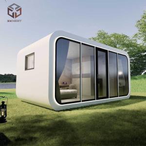 Windproof Prefab Glamping Pods Aluminum Capsule Apple Container House