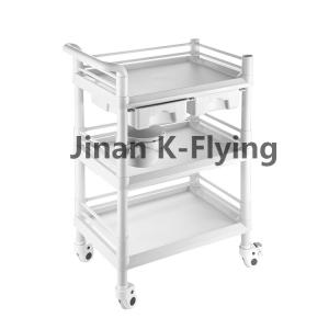 Three layers ABS movable Hospital Instrument Medical Trolley