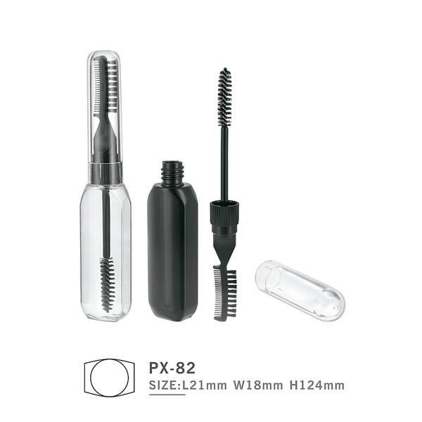 Matte Gold Double Extension Beauty Plastic Mascara Tubes 10ml