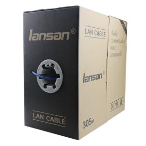 HDPE Insulation 500Mzh 1000ft Cat6A Lan Cable LSZH Networking