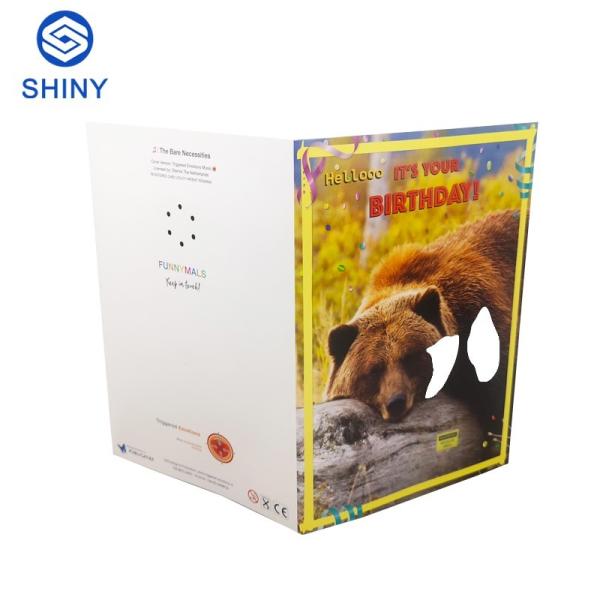 Buy OEM Happy Birthday Musical Greeting Card Glossy Lamination at wholesale prices