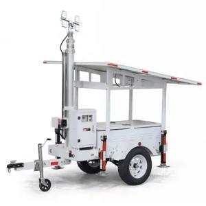 High Efficiency Energy Saving Mobile Solar Power System Floodlight Lighting