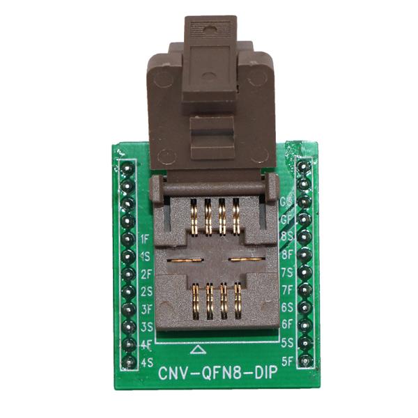 Qfn8 Dfn8 Burner Programmer Adapter Dfn Package Ic Socket Pin Spacing 2.0mm Chip Size 8 * 8mm