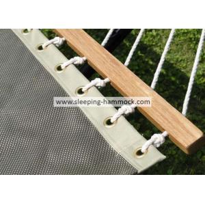 Quick Dry Double Size Poolside Hammocks With Stand and Solid Wood Spreader Bar