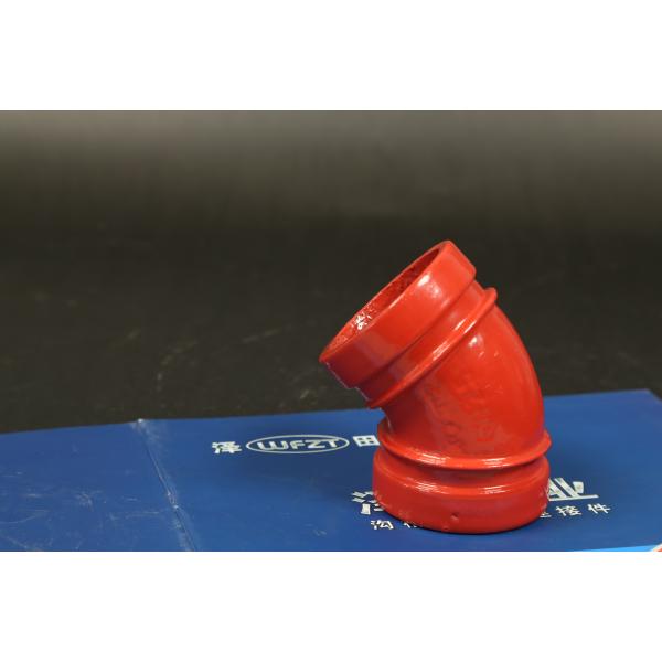 Buy Ductile Iron Elbow Groove For DN60--DN426 Piping System at wholesale prices