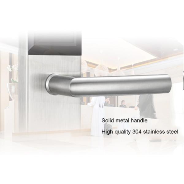 Stainless Steel Case Hotel Door Locks , Magnetic Key Card Locks For Hotel Access System