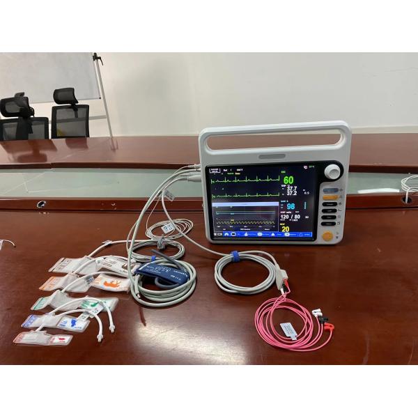 ECG SPO2 NIBP 2Temp Neonate Patient Monitor With Multi Language 12.1 Inch Screen
