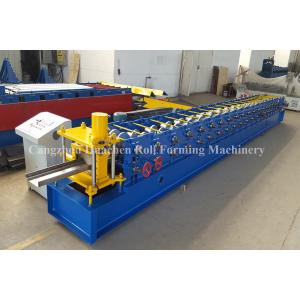 Steel Security Door Frame Roll Forming Machine with 14 Steps , 85 mm Effective