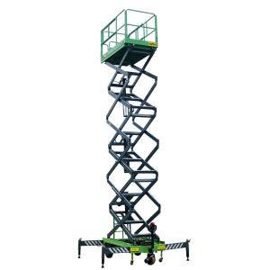 12M Mobile Scissor Lift With Pulling Device