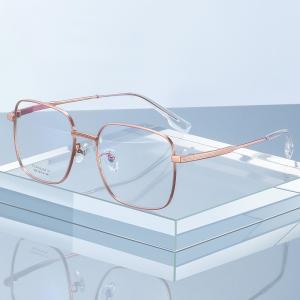 Titanium Frame optical eye glass Customization Unisex Higher Density