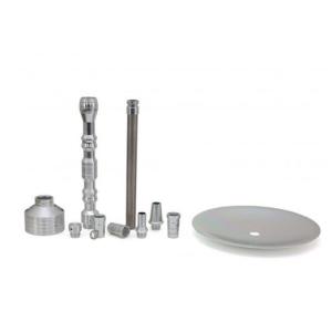 Quality Height 72cm Two Hose Stainless Steel 304 Hookah for sale