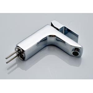 ROVATE Counter Mounted Brass Bathroom Sink Mixer Single Zinc Handle