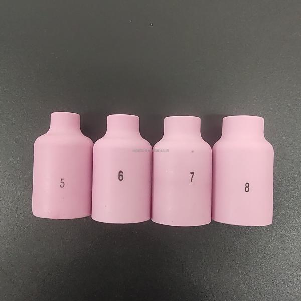 Customized Alumina Nozzle Glass Tig Welding Ceramic Cup Argon WP17 18 26 53N 54N