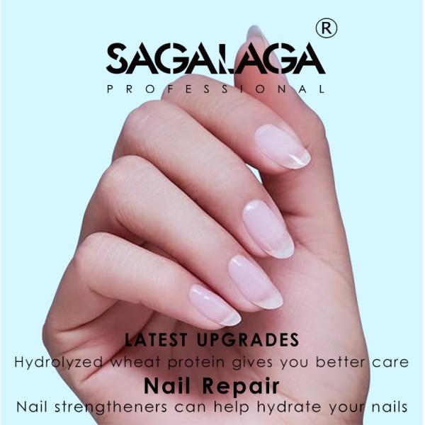 Thin Cracked and Damaged Nails Strengthener Hardener Treatment Repair Air Dry Clear Polish Base and Top Coat Wholesale Price