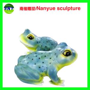 customize size animal fiberglass statue large frog model as decoration statue in