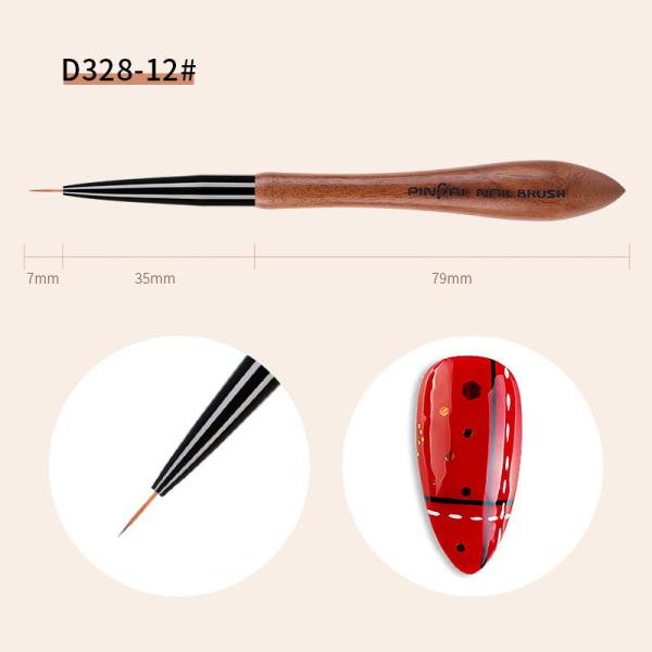 NAIL Art Line Drawing Pen Light Therapy Painting Brush for DIY Manicure Performance