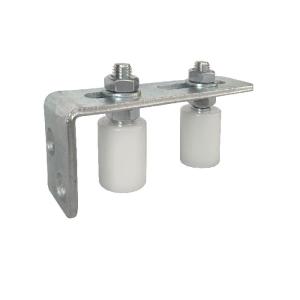 Quality 2 Rollers Nylon Guide Roller Bracket For Sliding Gate for sale