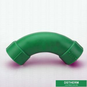 BSPP Thread Long Arc Shaped Elbow PPR Pipe Fittings