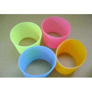 Multicolor Silicone Tableware Set , Silicone Bottle Cover Wear Resistant ODM