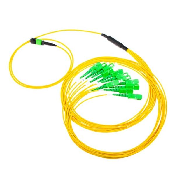 SC APC MTP MPO Fiber Jumper SM 8 12 24 48 Cores Optical LSZH OFNR