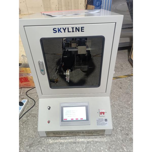 Buy ISO 340 AS1334.10 Conveyor Belt Vertical Burning Tester with 10.5mm Bunsen Burner and 0°～45° Adjustable Rotation for Flammability Testing at wholesale prices